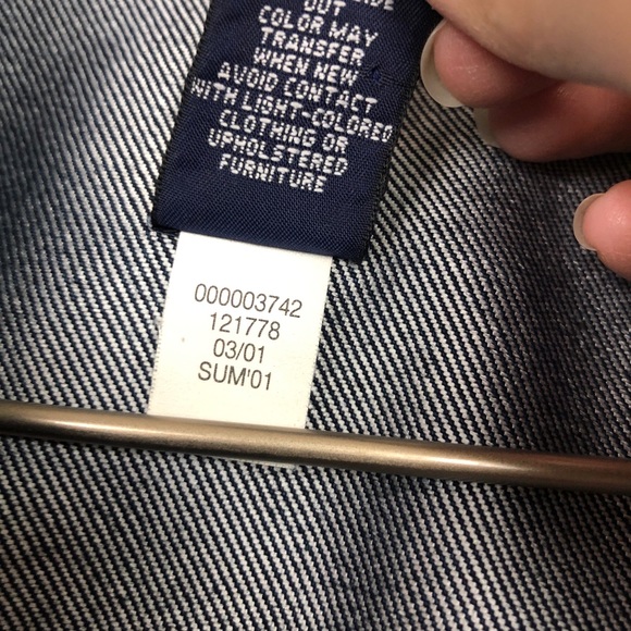 GAP Dark Denim Jean Jacket - Picture 8 of 8